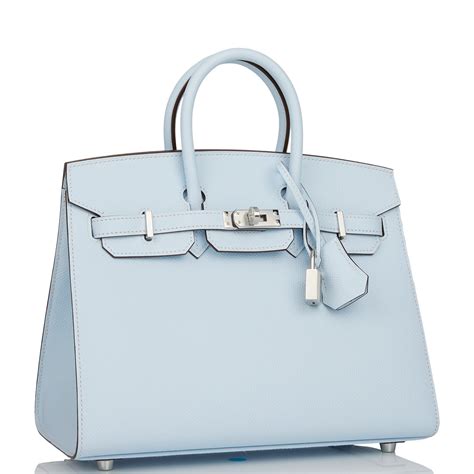 HERMES Epsom Birkin Sellier 25 Bleu Navy .